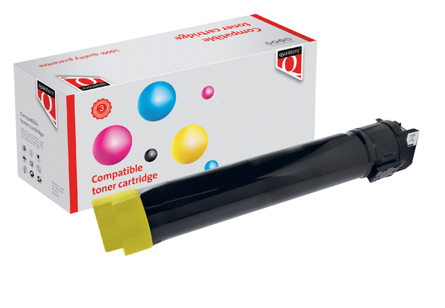 Toner Quantore alternatief tbv Dell 593-10878 geel afbeelding