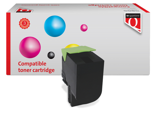 Tonercartridge Quantore alternatief tbv Lexmark 71B20K0 zwart afbeelding