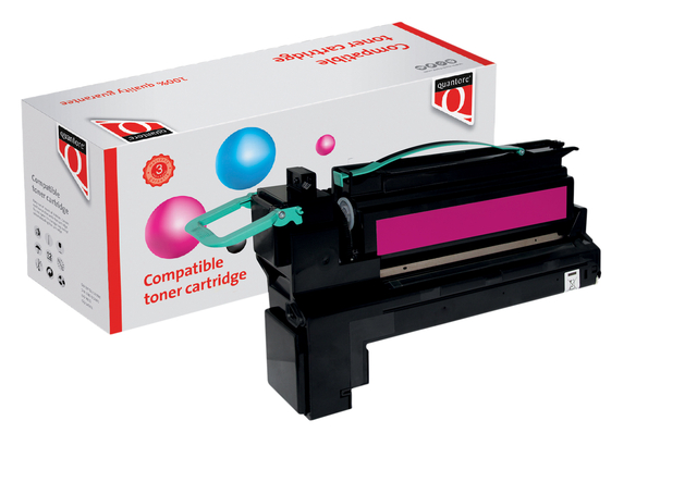 Tonercartridge Quantore alternatief tbv Lexmark C792X2MG rood afbeelding