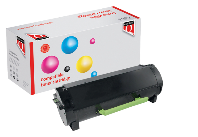 Tonercartridge Quantore alternatief tbv Lexmark 51B2H00 zwart afbeelding