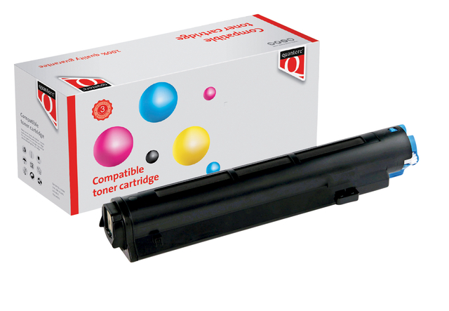 Toner Quantore alternatief tbv Oki 43979102 zwart afbeelding