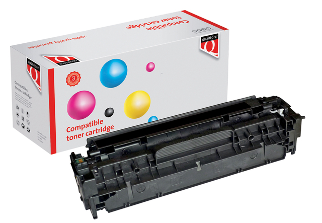 Tonercartridge Quantore alternatief tbv Canon 2662B002 / CRG-718BK zwart afbeelding