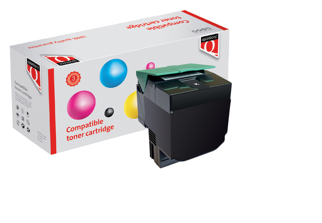 Tonercartridge Quantore alternatief tbv Lexmark C544X2KG zwart afbeelding