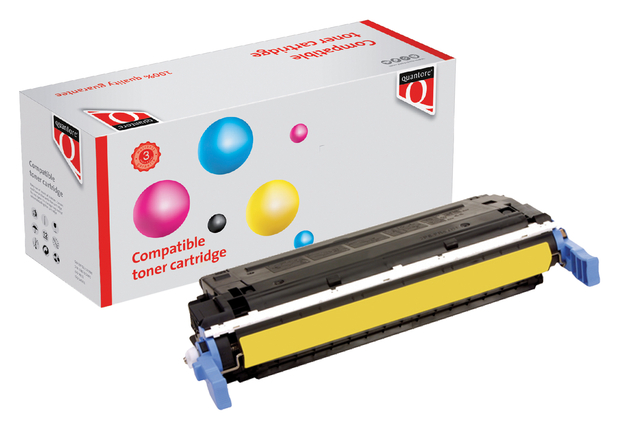 Tonercartridge Quantore alternatief tbv HP CB402A geel afbeelding