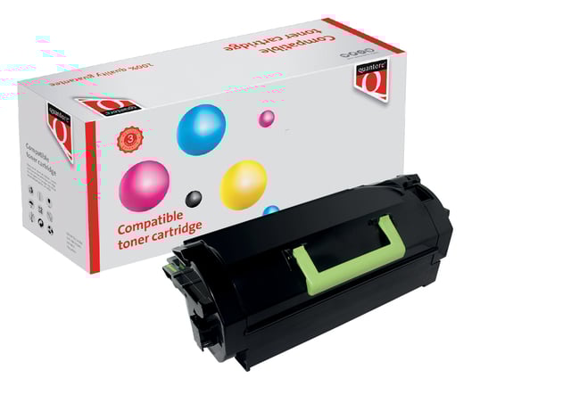 Tonercartridge Quantore alternatief tbv Lexmark 62D2X00 zwart afbeelding