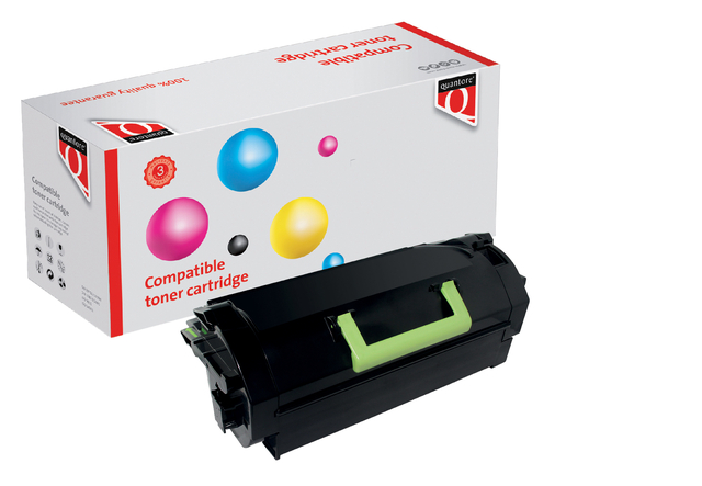 Tonercartridge Quantore alternatief tbv Lexmark 62D2H00 zwart afbeelding