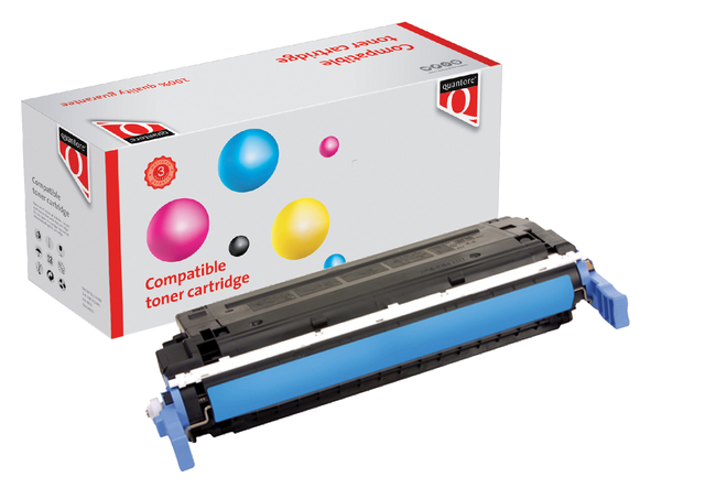 Tonercartridge Quantore alternatief tbv HP CB401A blauw afbeelding