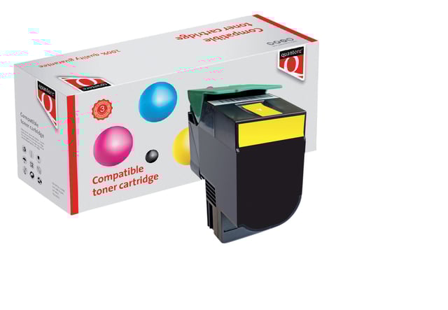 Tonercartridge Quantore alternatief tbv Lexmark C544X2YG geel afbeelding
