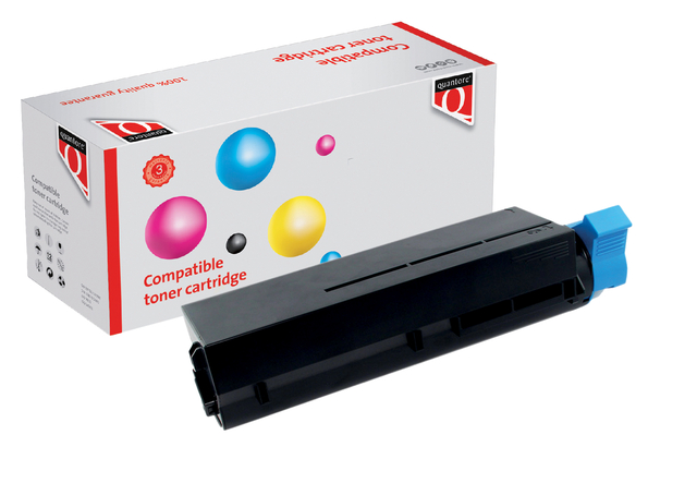 Toner Quantore alternatief tbv Oki 45807102 zwart afbeelding