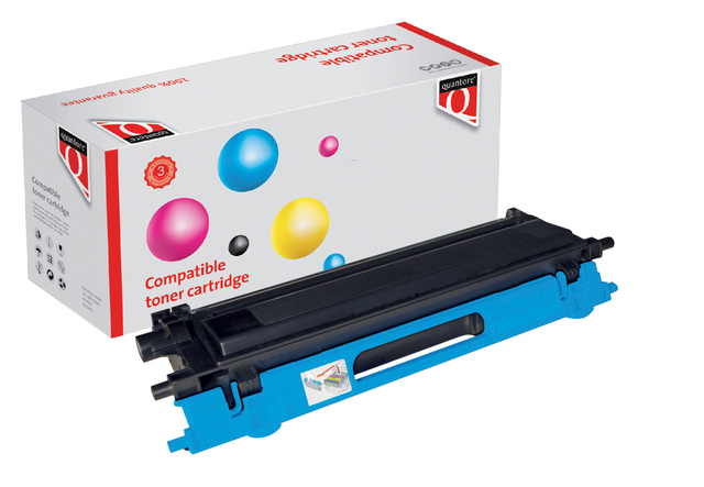 Toner Quantore alternatief tbv Brother TN-135C blauw afbeelding
