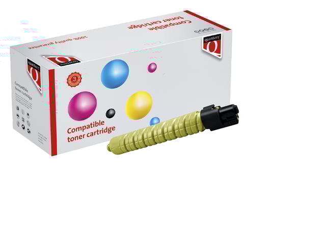 Toner Quantore alternatief tbv Ricoh 841507 geel afbeelding