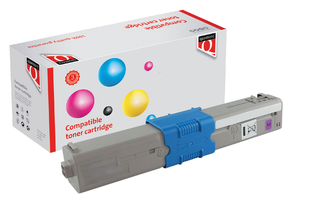 Toner Quantore alternatief tbv Oki 46507614 rood afbeelding