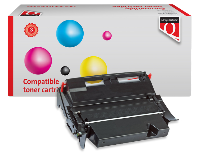 Tonercartridge Quantore alternatief tbv Lexmark 64036SE zwart afbeelding