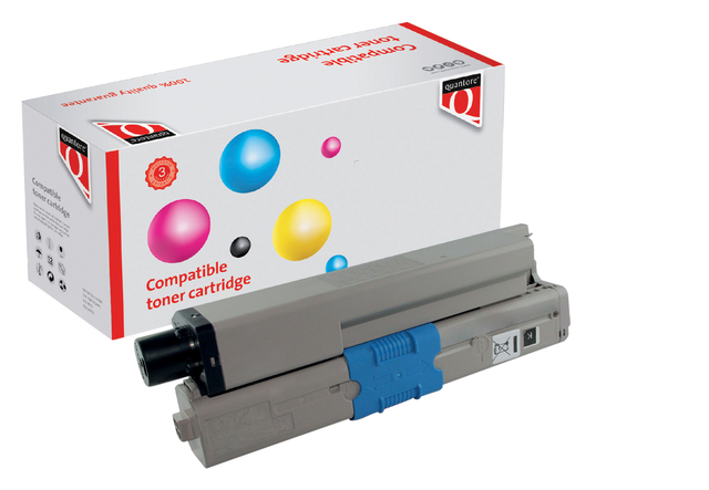 Toner Quantore alternatief tbv Oki 46471104 zwart afbeelding