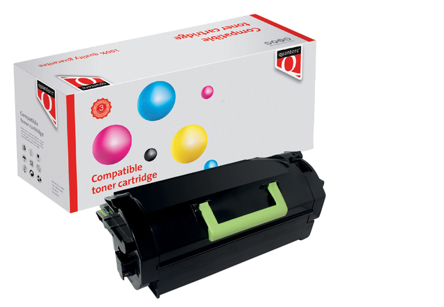 Tonercartridge Quantore alternatief tbv Lexmark 24B6015 zwart afbeelding