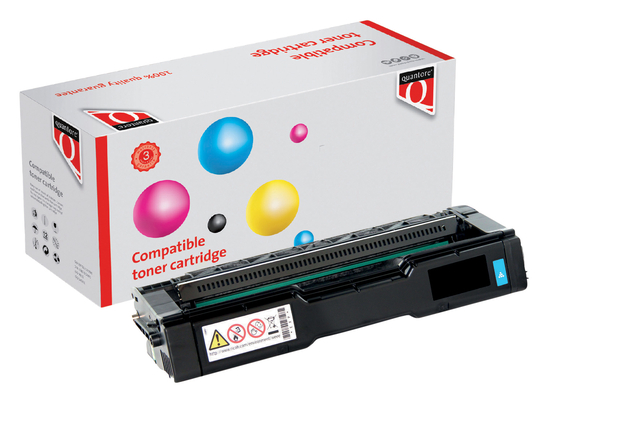Toner Quantore alternatief tbv Ricoh 406480 blauw afbeelding