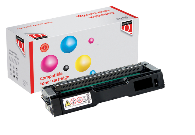 Toner Quantore alternatief tbv Ricoh 407899 zwart afbeelding