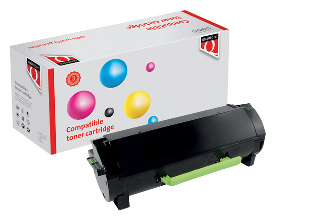 Tonercartridge Quantore alternatief tbv Lexmark 60F2X00 zwart afbeelding