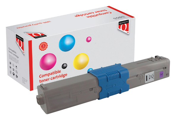 Toner Quantore alternatief tbv Oki 44844506 rood afbeelding