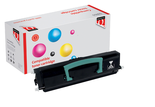 Tonercartridge Quantore alternatief tbv Lexmark X203A11G zwart afbeelding