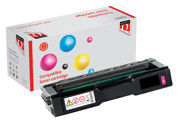 Toner Quantore alternatief tbv Ricoh 406481 rood afbeelding