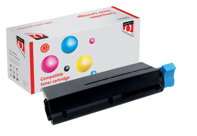 Toner Quantore alternatief tbv Oki 45807111 zwart afbeelding