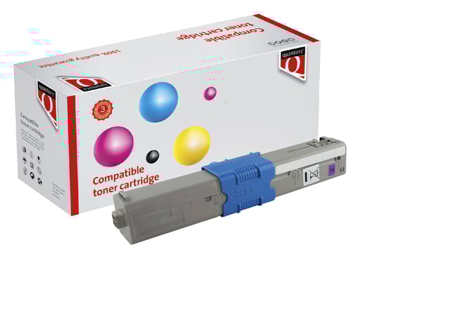 Toner Quantore alternatief tbv Oki 46508710 rood afbeelding