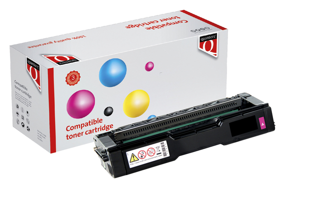 Toner Quantore alternatief tbv Ricoh 407901 rood afbeelding