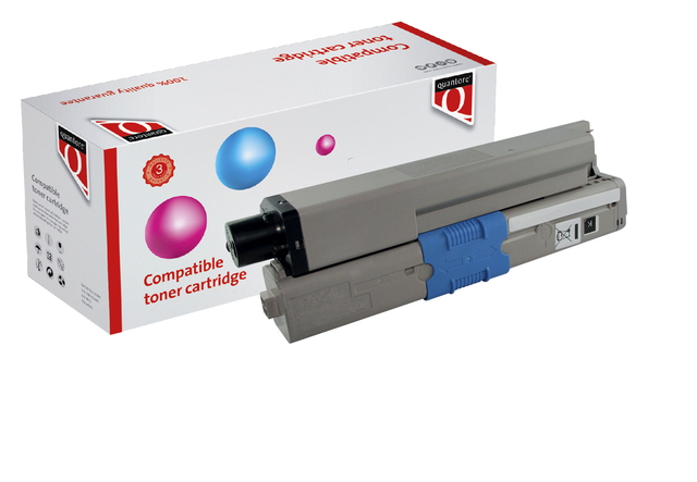 Toner Quantore alternatief tbv Oki 44973512 zwart afbeelding