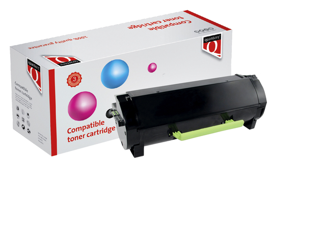 Tonercartridge Quantore alternatief tbv Lexmark 24B6035 zwart afbeelding