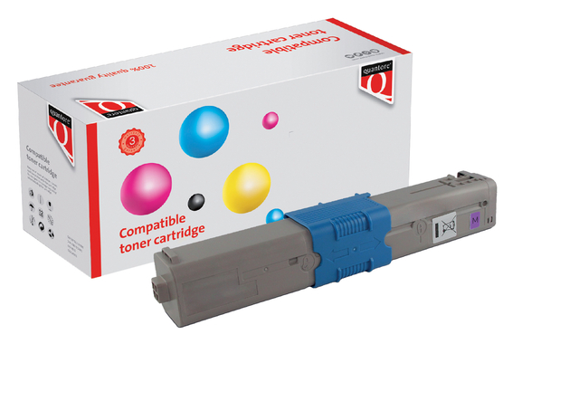 Toner Quantore alternatief tbv Oki 46490606 rood afbeelding