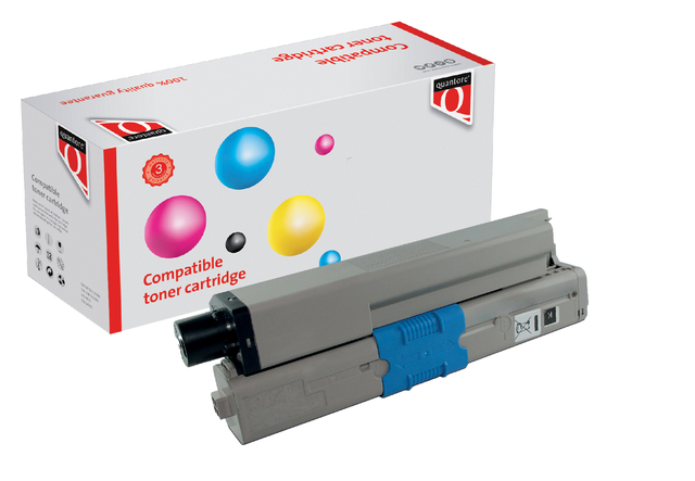 Toner Quantore alternatief tbv Oki 44844508 zwart afbeelding