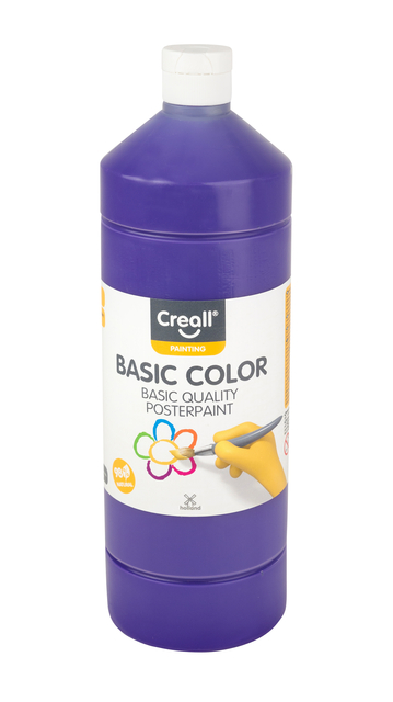 Plakkaatverf Creall basic paars 1000ml afbeelding