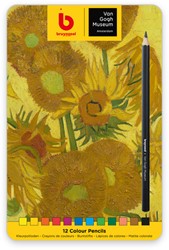 Kleurpotloden Bruynzeel Van Gogh Museum assorti blik à 12 stuks