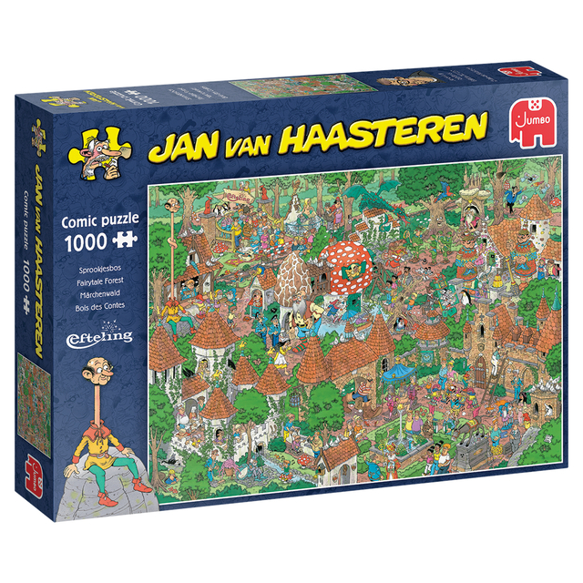 Puzzel Jan van Haasteren Efteling Sprookjesbos 1000 stukjes afbeelding