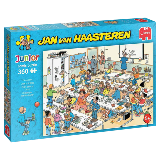 Puzzel Jan van Haasteren Junior Apenkooien 240 stukjes afbeelding