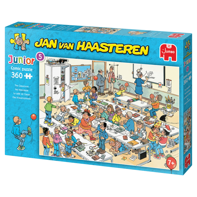 Puzzel Jan van Haasteren Junior Het Klaslokaal 360 stukjes — Foto 2 van 2