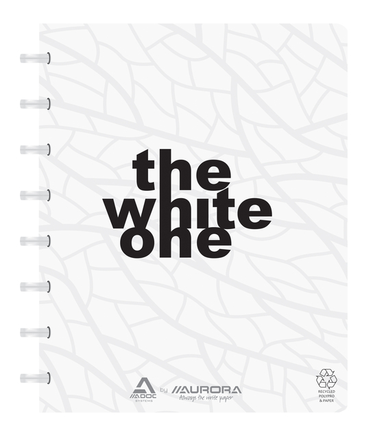 Schrift Adoc Recycled A5 blanco 144 pagina&apos;s 80gr wit afbeelding