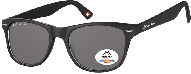Zonnebril Montana Havanna met smoke gepolariseerd glas zwart afbeelding