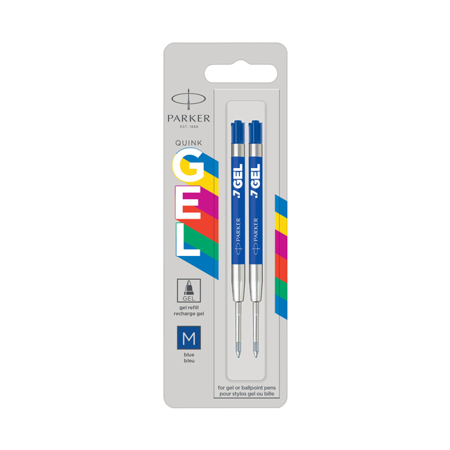 Gelpenvulling Parker Quink blauw medium afbeelding