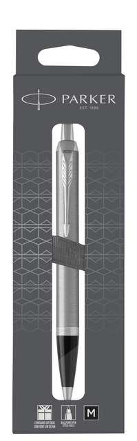 Balpen Parker IM stainless steel CT M afbeelding