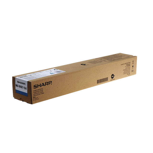 Tonercartridge Sharp MX-61GTCA blauw afbeelding