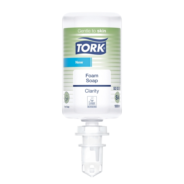 Handzeep Tork S4 Premium schuim 1000ml Clarity 520201 afbeelding