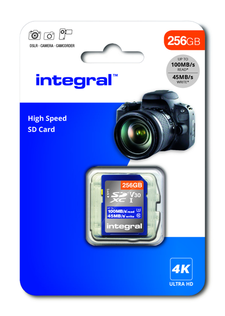 Geheugenkaart Integral SDHC-XC 256GB — Foto 2 van 2