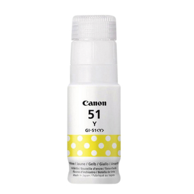 Flacon navulinkt Canon GI-51 geel afbeelding