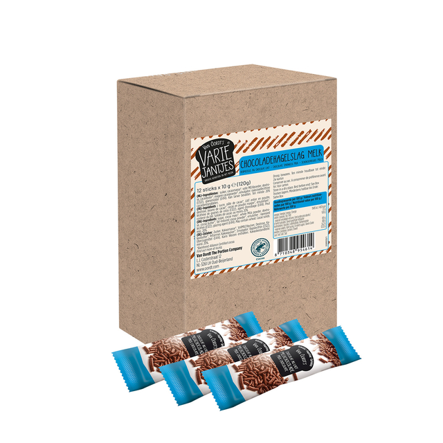 Hagelslag van Oordt VarieJantjes melk 12x10gr afbeelding