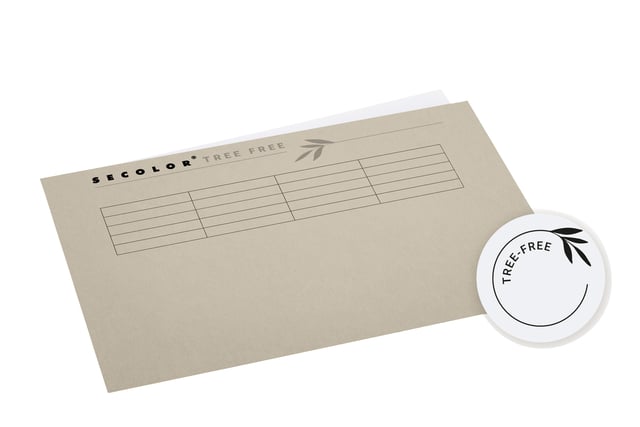 Vouwmap Djois Tree-Free A4 gelijk 226gr beige afbeelding