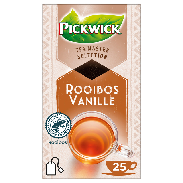 Thee Pickwick Master Selection rooibos vanille 25st afbeelding