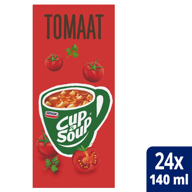 Cup-a-Soup Unox tomaat 24x140ml afbeelding