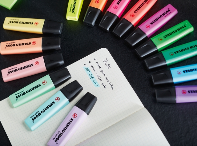 Markeerstift STABILO BOSS Original 70/45 pastel assorti — Foto 2 van 2